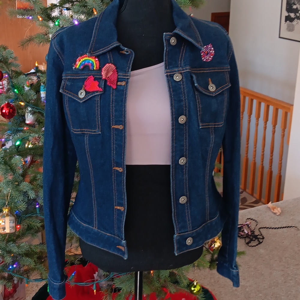 Guess Dark Denim Jacket. Great Condition.